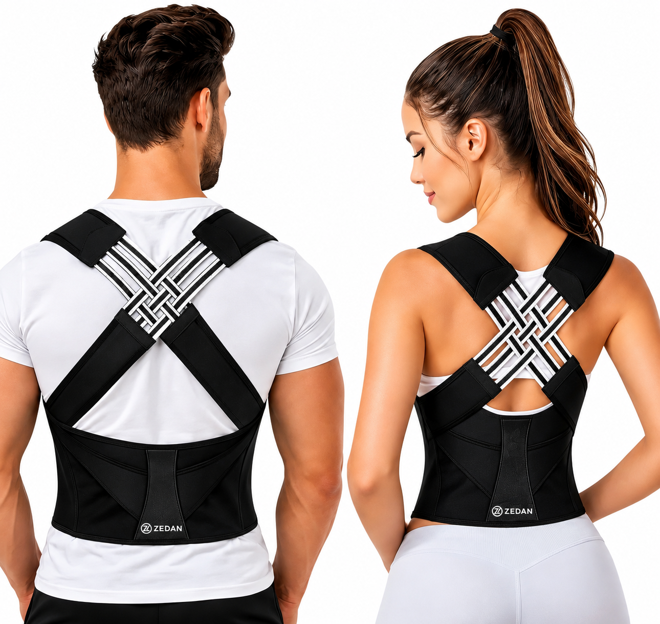 Premium Adjustable Posture Corrector Relieves Back, Neck & Shoulder Pain